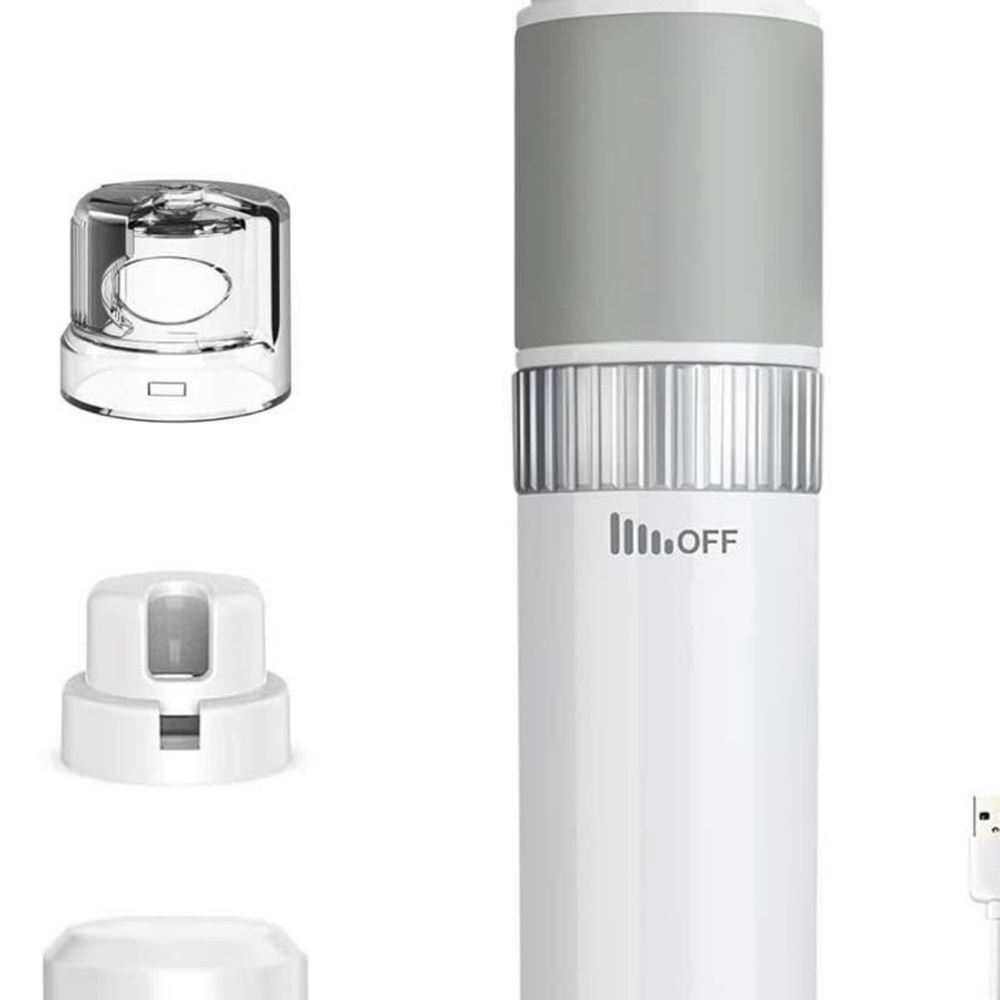 White and Gray Electric Nailfile